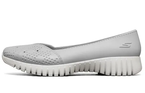 Skechers Go Walk Smart 2 Wear resistant And Lightweight Low top Casual Shoes Women's Gray