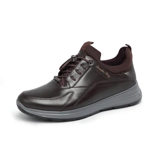 Chrisdien Deny Top Grain Cow Leather Men's Casual Shoes Men's Black