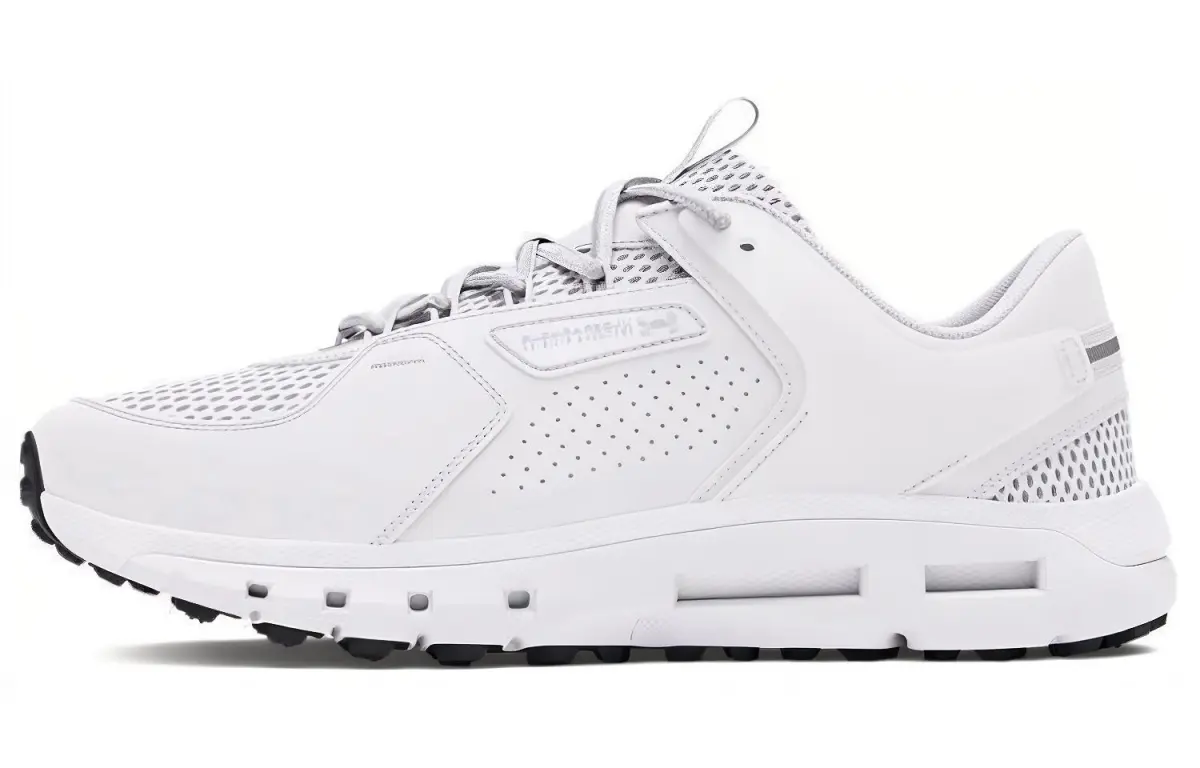 Under Armour Summit Trek Mesh, Textile Breathable Low top Casual Shoes Women's White