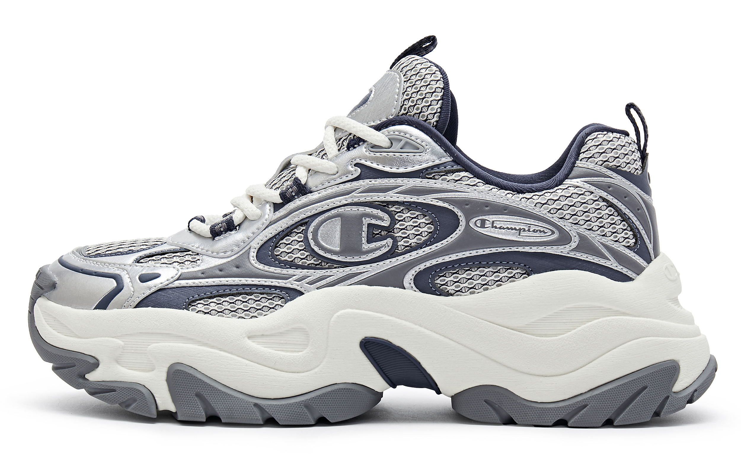Мужские кроссовки Champion Champ XXL galaxy (серебристые)