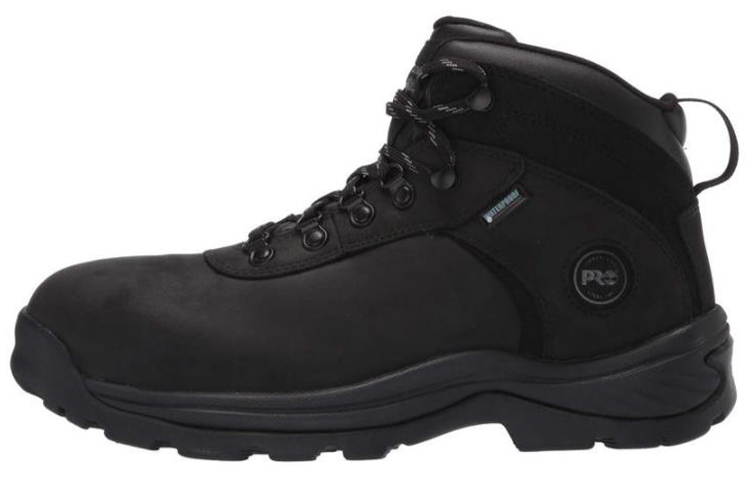 Timberland White Ledge Ankle Length Combat Boots Men's Black