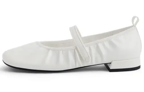 CHARLES&KEITH Women's Casual Shoes 2.5cm Women's White