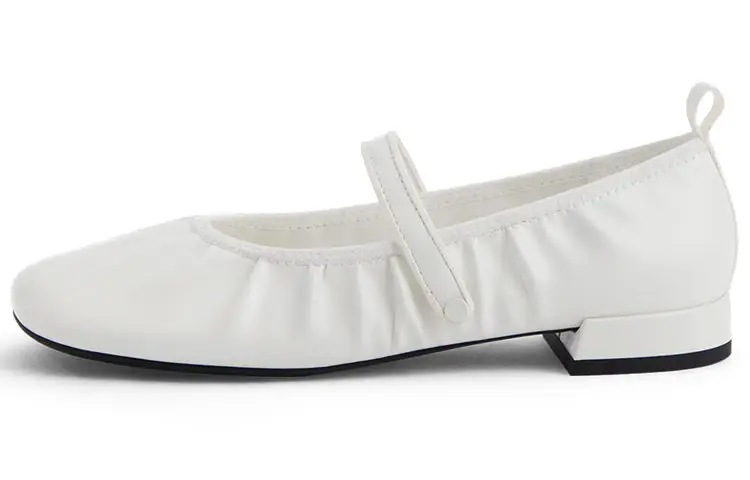 CHARLES&KEITH Women's Casual Shoes 2.5cm Women's White