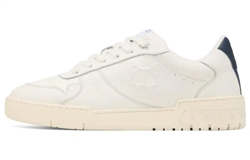 Naked Wolfe Type R Leather Low top Skateboard Shoes Men's White