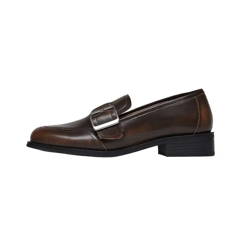Marie Claire Horse Leather Loafers Women's