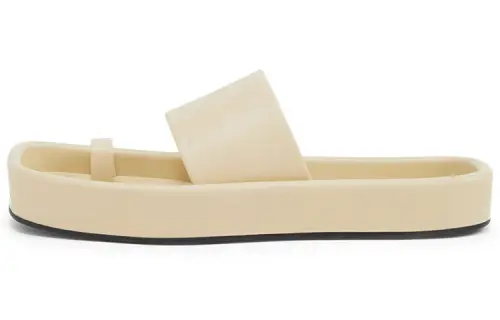 CHARLES&KEITH Composite Sole Slide Slippers Women's Yellow