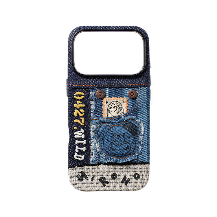 POP MART Ono HIRONO Road Diary Patchwork Knitted IPhone17 Mobile Phone Case Trendy Derivatives