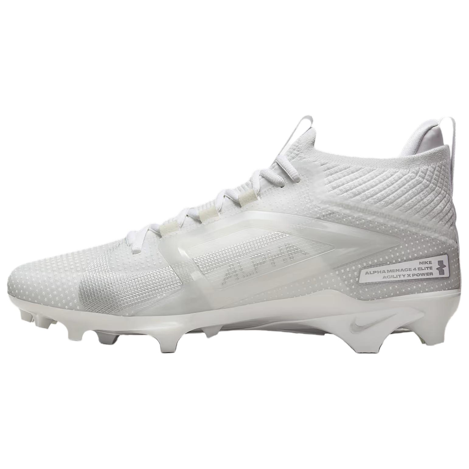Nike Alpha Menace 4 Elite White Metallic Silver