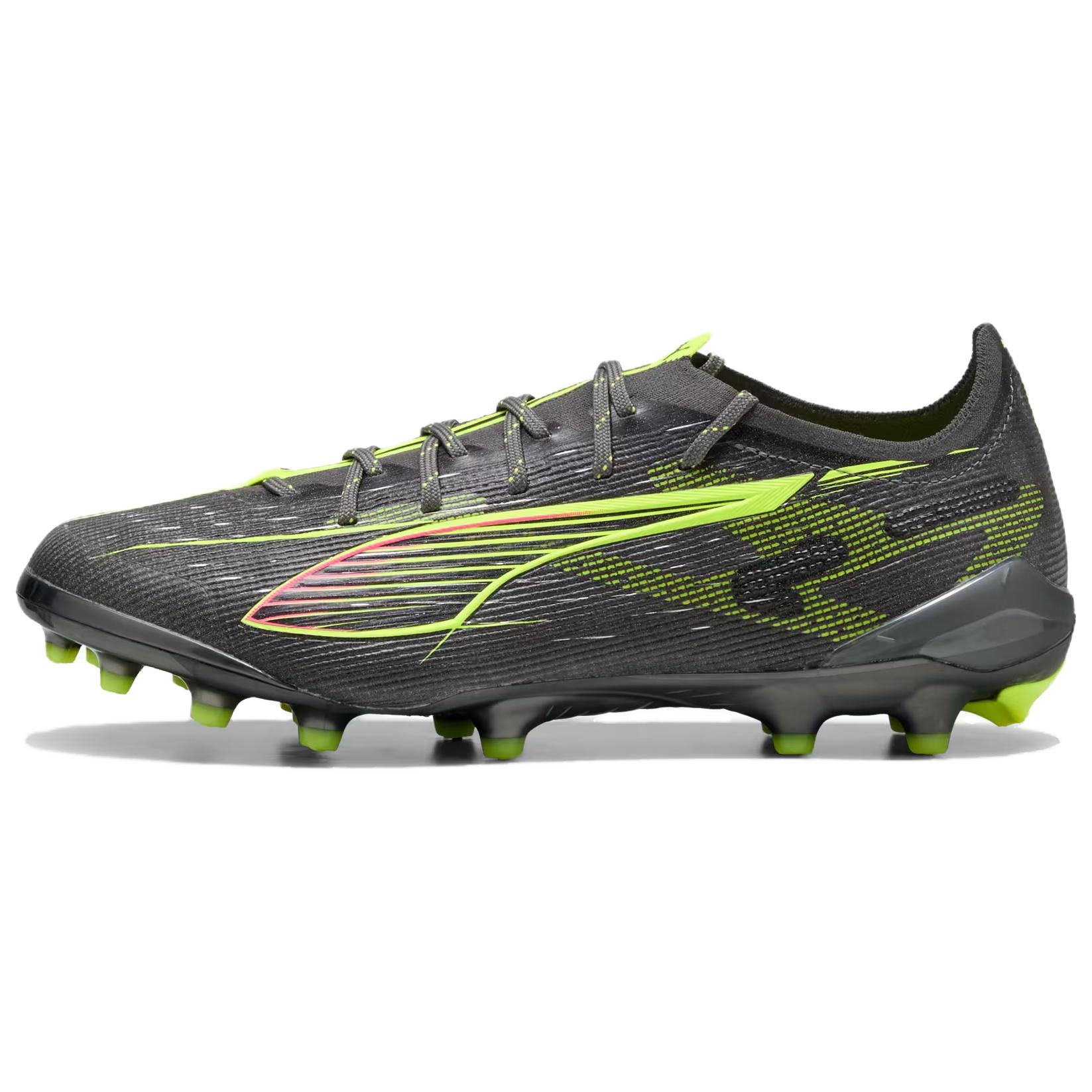 PUMA ULTRA 5 ULTIMATE AG Artificial Ground Soccer Shoes Men’s Silver Yellow