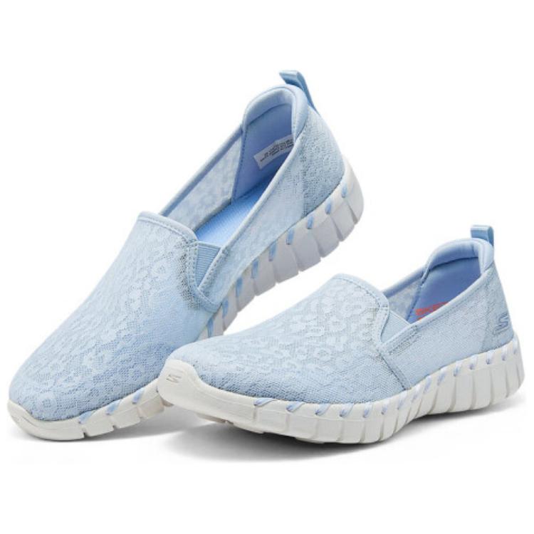 Skechers Go Walk Smart Breathable And Lightweight Low top Casual Shoes Women’s Blue