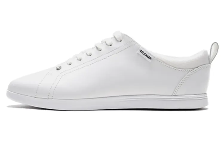 COLE HAAN Cow Leather Low top Skateboard Shoes Women's White