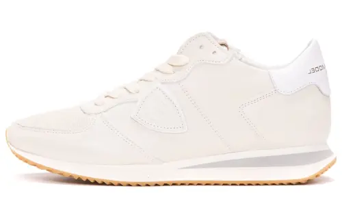 PHILIPPE MODEL Leather Low top Sports Casual Shoes Women's White