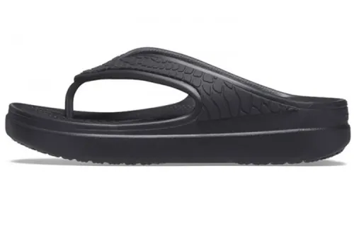 Crocs Sloane Snake Minimalistic Casual Shoe Black Women's