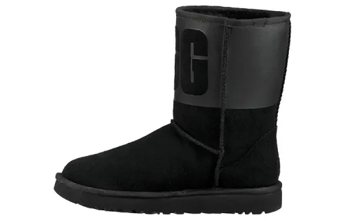 UGG Classic Short Rubber Boot 'Black' Women's