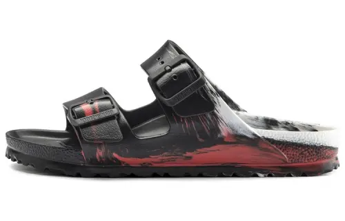 Birkenstock Arizona Stylish Sandal Unisex Black Red