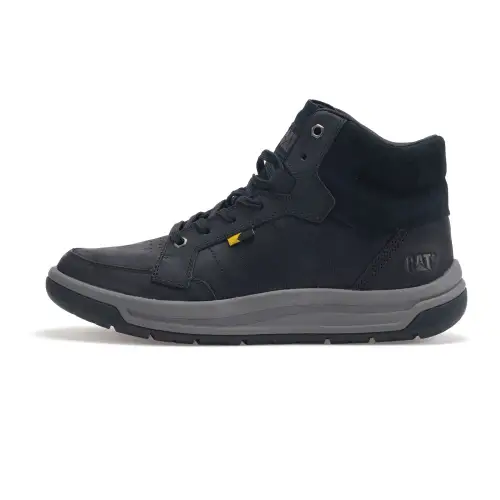 CAT Cush Mid SS23 Fall Winter Cow Leather Men's Casual Shoes Men's Black