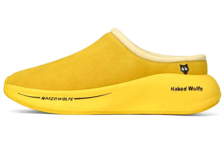 Naked Wolfe Slip Resistant Closed Toe Slippers Men's Yellow