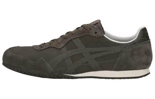 Onitsuka Tiger Serrano Leather, Suede Cushioning Slip Resistant Abrasion Resistant Low top Casual Shoes Unisex