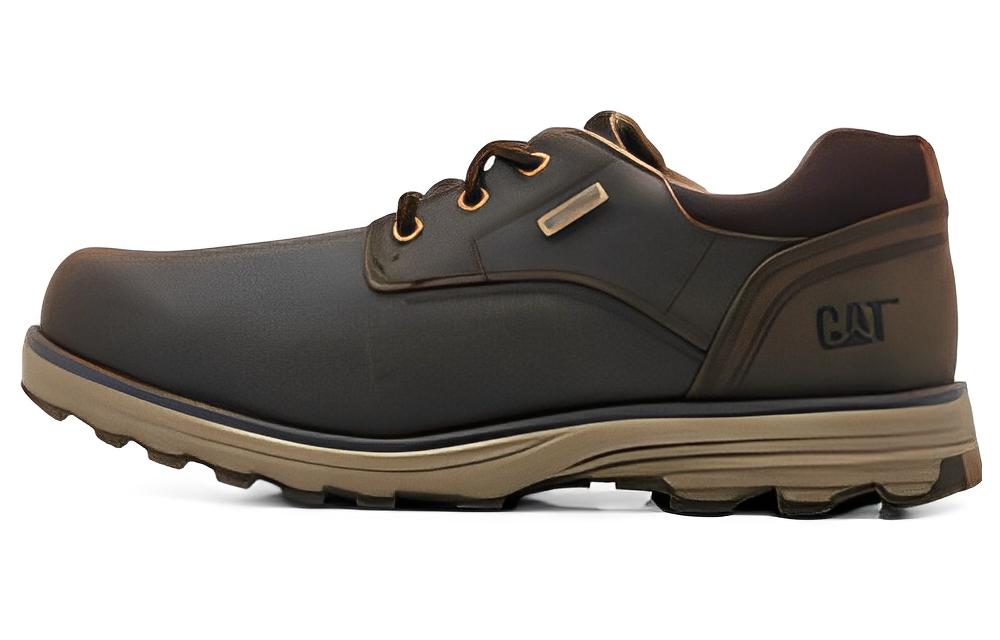 CAT Cushioning Slip Resistant Abrasion Resistant Low top Outdoor Shoes Men’s Dark Umber