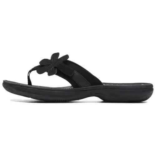 Clarks EVA Flip Flops Women's Carbon Black