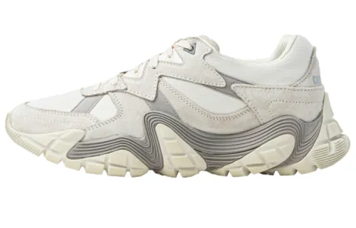 CAT Re Powered Lunar Rover Chunky Sneakers Unisex Low Top White