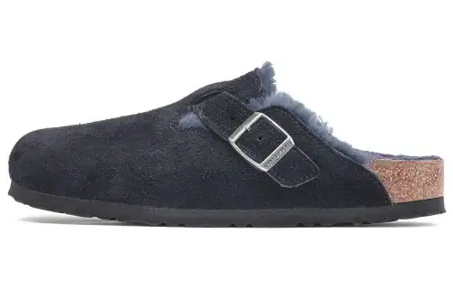 Birkenstock Boston Shearling Suede Midnight