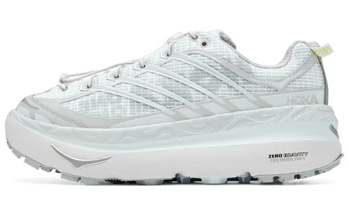 HOKA ONE ONE Mafate Origins Mafate Origins fabric leather fashion trend non-slip wear-resistant wrapping low-top casual sports shoes men and women same style white