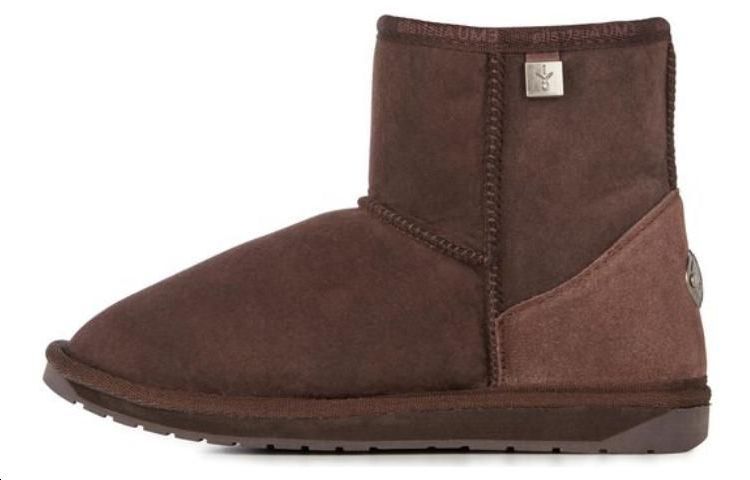EMU Australia Sheepskin Short Snow Boots Men's Umber