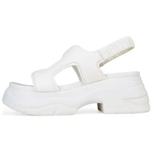 D FUSE SCANDINAVIA Sheepskin One Strap Sandals 5CM Women's
