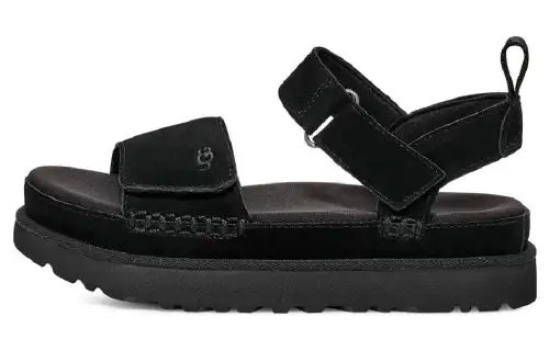 UGG Goldenstar Platform Sandal Black Women's