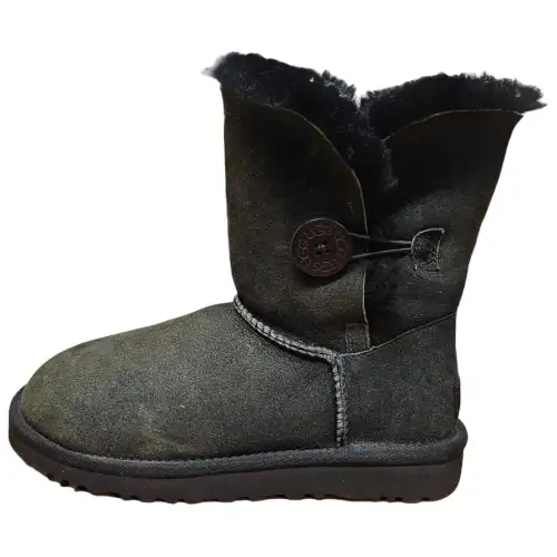 UGG Short Snow Boots Women's Dark Blue Brown