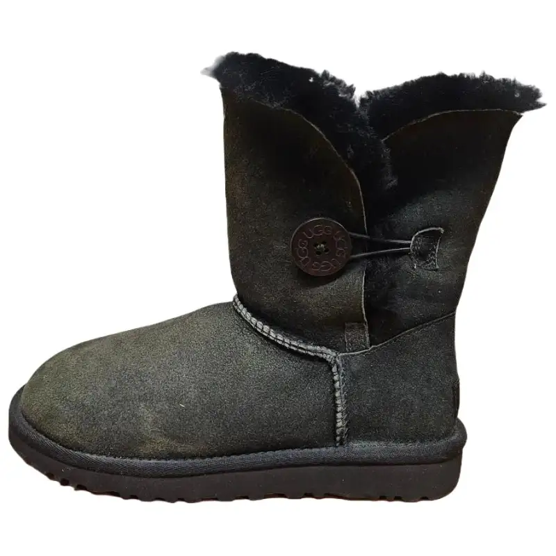 UGG Short Snow Boots Women's Dark Blue Brown