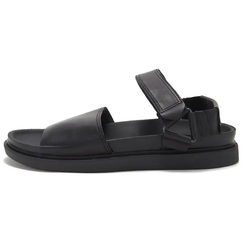 Clarks Leather Beach Sandals Men's Black