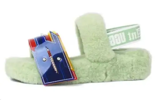 ALIENANT x UGG Shearling Stylish Sandal Women's Green