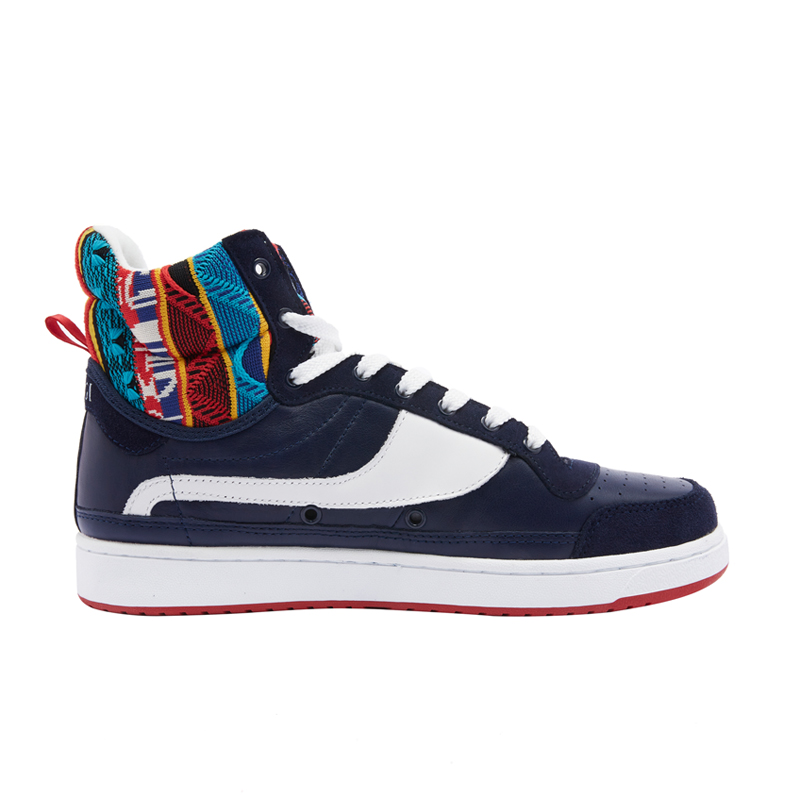JACLAR Fabric Abrasion Resistant Breathable Slip Resistant High top Vintage Basketball Shoes Unisex