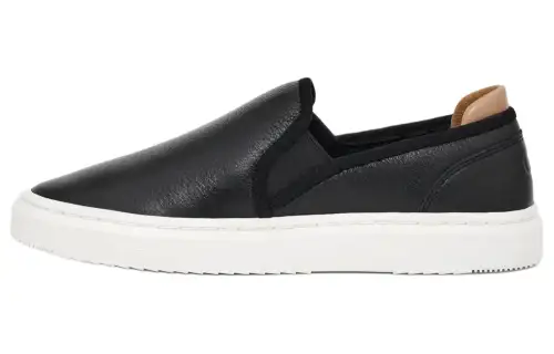 UGG Leather Low top Skateboard Shoes Women's Black