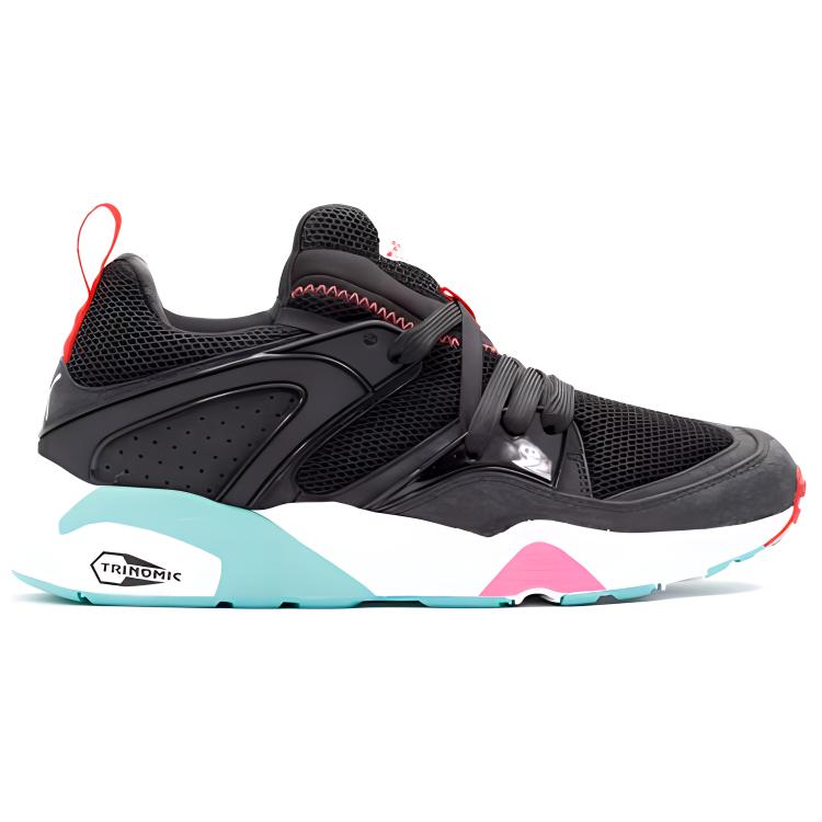 Мужские кроссовки PUMA Blaze Of Glory (черно-бело-синие) — Чёрный / белый / синий — фото 2