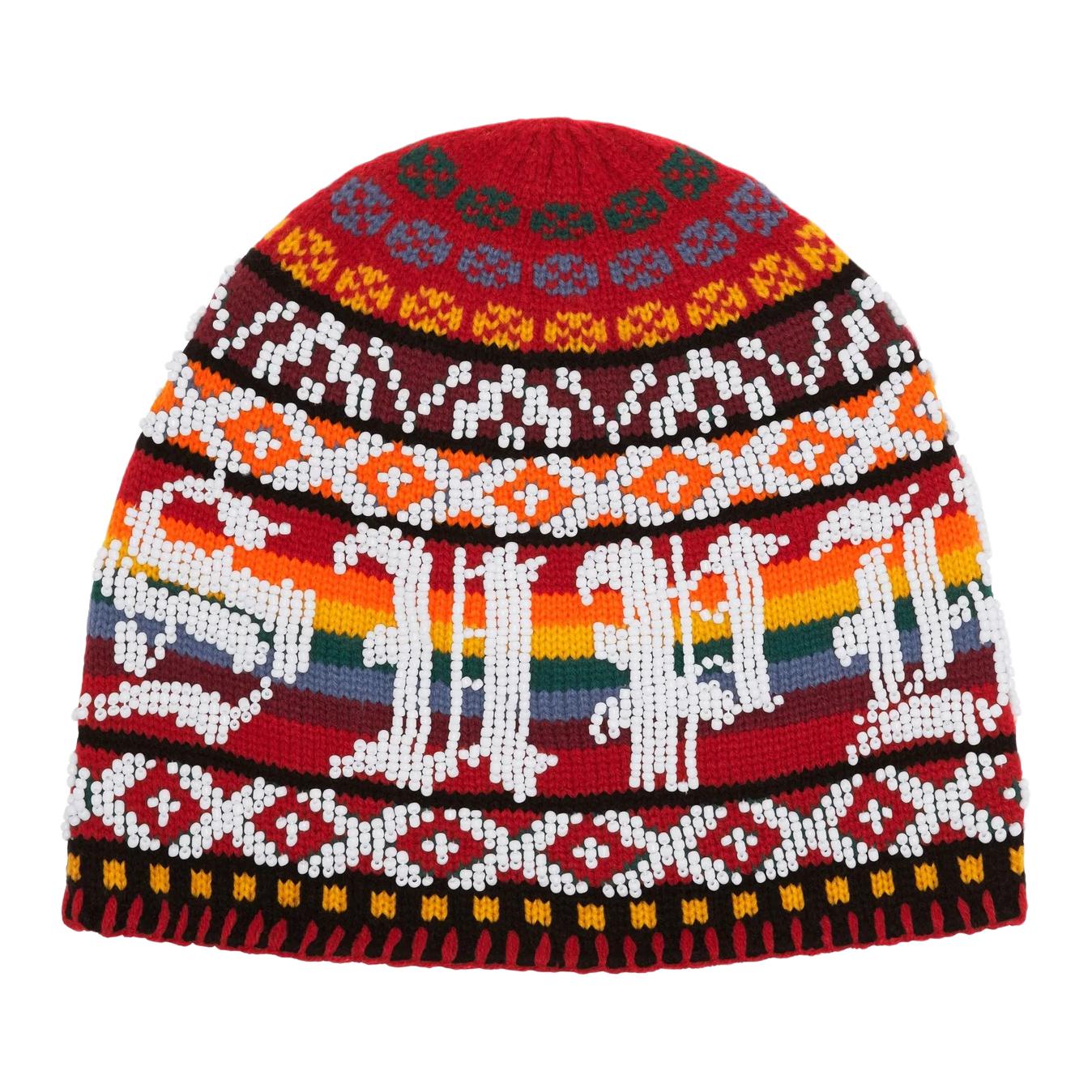 Шапка Supreme Beaded Beanie (черная)