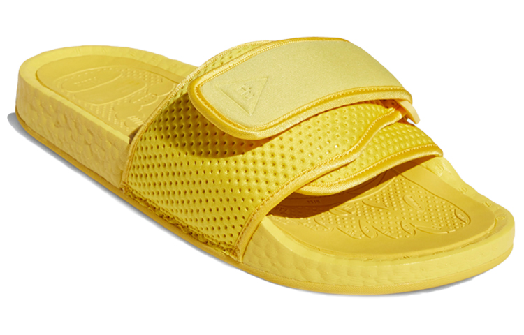 Шлепанцы adidas originals Chancletas Hu Slides (желтые) — Жёлтый — фото 3