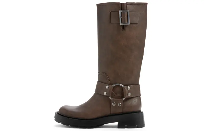 CHARLES&KEITH Pu Knee high Boots 4.1cm Women's