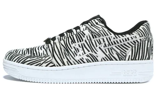 Bape A BATHING APE Bape Sta Low Zebra 2020