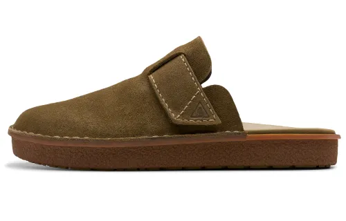 Clarks Cow Suede Closed Toe Slippers Men's