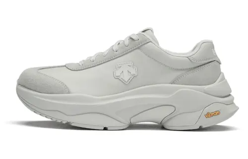 DESCENTE Chron Abrasion Resistant Low top Casual Shoes Men's Light Gray