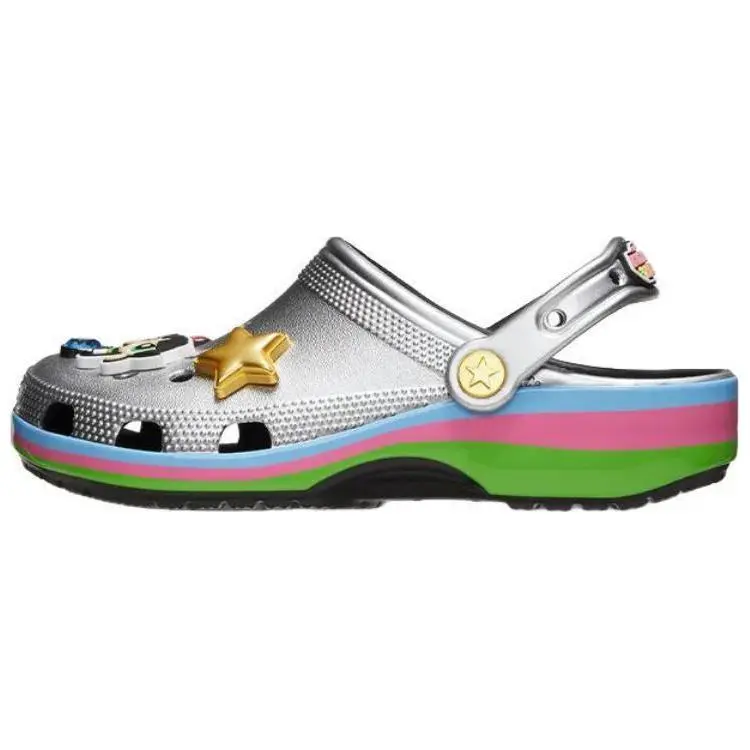 Crocs x THE POWERPUFF GIRLS Classic Clog EVA Clogs Unisex Silver