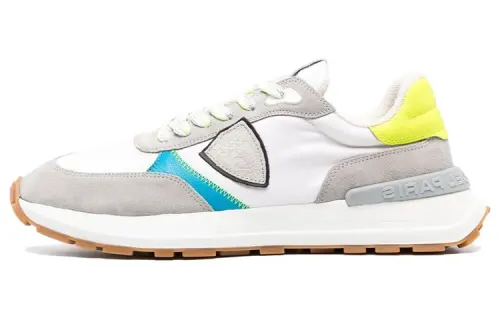 PHILIPPE MODEL Paris Colour-block Lace-up Sneakers
