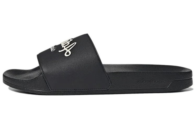Adidas ADILETTE SHOWER Stitching Slide Slippers Unisex Black