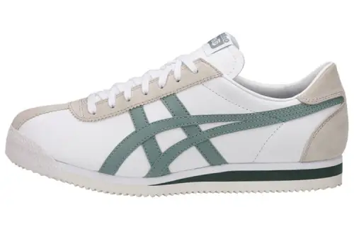 Onitsuka Tiger Corsair Cushioned Slip Resistant Abrasion Resistant Low Top Casual Shoes Unisex Green White
