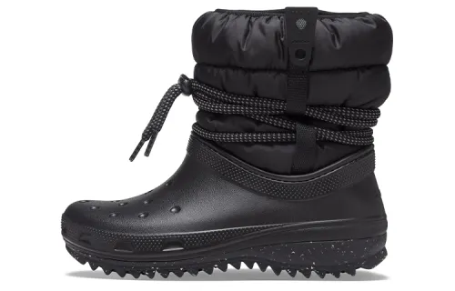 Crocs Classic Neo Puff Luxe Boots 'Black' Women's