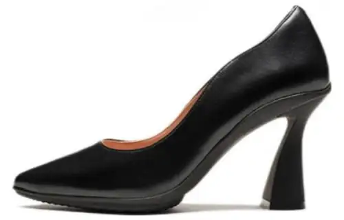 COLE HAAN Sheepskin Slim Heel High Heels Women's Black