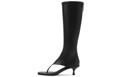 CHARLES&KEITH Pu Knee High Boots 5.6cm Women's
